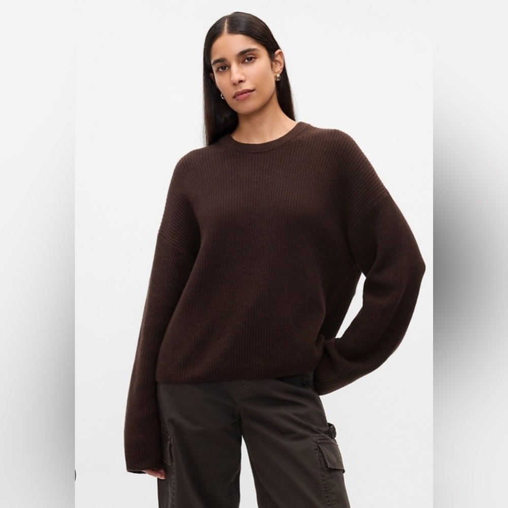 ✨ Gap CashSoft Shaker-Stitch Boyfriend Sweater | NWOT✨